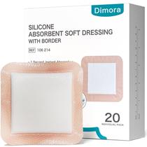 Curativo para Feridas Dimora Silicone Absorvente 13 x 13 cm, 20 unidades Curativo para Feridas Dimora Silicone Absorvente 13 x 13 cm, 20 unidades