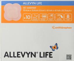 Curativo para feridas Smith & Nephew ALLEVYN Life 15 cm x 15 cm (10 unidades) Curativo para feridas Smith & Nephew ALLEVYN Life 15 cm x 15 cm (10 unidades)