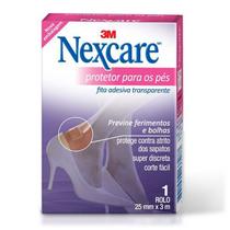 Curativo para os PES Nexcare Transparente 1 Rolo