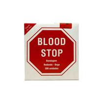 Curativo redondo estancamento sangue anti-septica bege c/500 blood stop - 01 cx