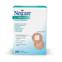 Curativo Redondo Micropore 20 Unidades Nexcare