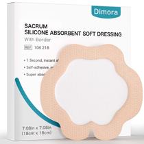 Curativo Sacral Absorvente de Silicone Dimora 18x18cm 10 unidades Curativo Sacral Absorvente de Silicone Dimora 18x18cm 10 unidades