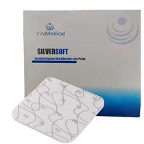 Curativo Silversoft Espuma de Poliuretano Com Prata 10cm x 10cm 1 Un Vitamedical