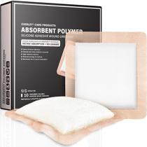 Curativo superabsorvente EVERLIT Silicone 6x6 cm para tratamento de feridas
