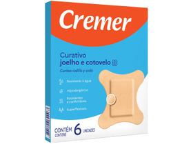 Curativo Superflexível para Joelho e Cotovelo - 6 Unidades - Cremer Curativo Superflexível para Joelho e Cotovelo - 6 Unidades - Cremer