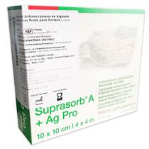 Curativo Suprasorb A+ Ag Pro Prata Iônica 10X10Cm 10 Unidade Curativo Suprasorb A+ Ag Pro Prata Iônica 10X10Cm 10 Unidade