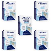 Curativo (Tipo Band Aid) Transparente Flexível Impermeável Missner - 05 (Cinco) Unidades