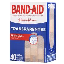 Curativo Transparente Band Aid Com 40 Unidades - Bandaid