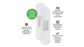 Curativo Transparente Caixa com 8un Multilaser Saúde