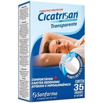 Curativo Transparente Cicatrisan 18x70mm - 35 unidades - Sanfarma