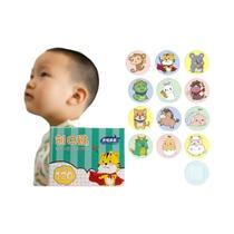 Curativos Adesivos Redondos De Desenho Animado Para Crianças, 120 Peças, Para Injeções E Vacinas Na