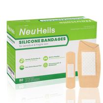 Curativos de Silicone NeuHeils 80 Unidades para Pele Sensível - Sortidos
