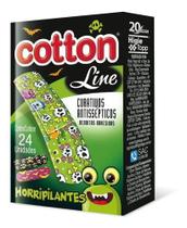 Curativos Infantil Cotton Line Horripilantes 24 Unidades