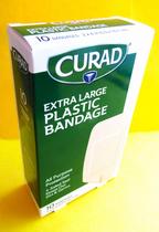 Curativos Plásticos Extra Grandes Curad 5x10 cm 10 unidades Curativos Plásticos Extra Grandes Curad 5x10 cm 10 unidades