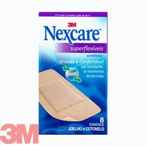 Curativos Superflexíveis Joelho e Cotovelo Nexcare 8 Unidades Curativos Superflexíveis Joelho e Cotovelo Nexcare 8 Unidades