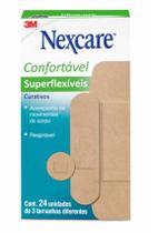 Curativos Superflexíveis Nexcare Variados, 24 Unidades 3M