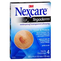 Curativos transparentes Nexcare Tegaderm 4 da Nexcare (pacote com 4)