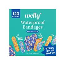 Curativos Welly Splashflex à Prova dÁgua Refil com 120 Unidades