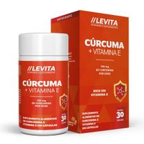 curcuma 130mg com Vitamina E Com 30 Capsula levita