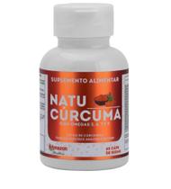 CURCUMA 130mg curcumina + Ômegas 3 6 7 e 9 -Natu Cúrcuma Amazon Struthio