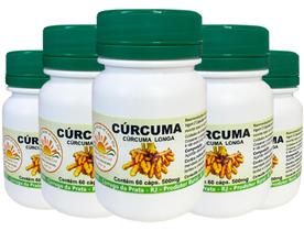 Cúrcuma 500mg 60 cps Kit com 5 unidades