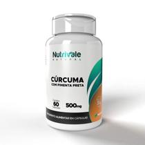 Curcuma com Pimenta Preta 60cps - Nutrivale