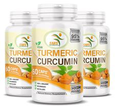 Cúrcuma Curcumina 1000 mg SMSHEALTHPRODUCTS com BioPerine
