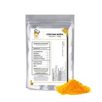 Cúrcuma em Pó 500g Especiaria Natural para Culinária Sem Glúten e Sem Conservantes Produto Vegano