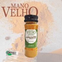 CURCUMA ORGÂNICO (AÇAFRÃO PURO) - Não contém Glúten - Mano velho 60g
