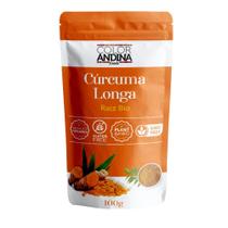 Cúrcuma pura color andina foods em pó 100g