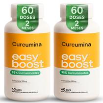 Curcumina Easy Boost 95% Curcuminoides 130mg Kit 2x 120caps