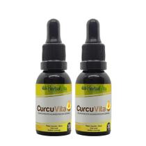 Curcuvita Para Dores 02 Frascos com 30ml - 12 Gotas ao Dia