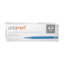 Cureta Dermatológica Descartável 4,0Mm Uniqmed