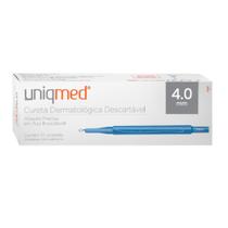 Cureta Dermatológica Descartável 4mm - Uniqmed (Caixa com 10 unidades)