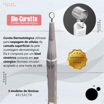 Cureta Dermatológica para Biópsia Estéril Bio-curette 7mm Alur