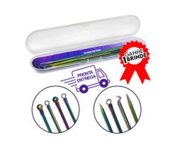 Cureta Extrator de Cravos conjunto 4 Unidades Cureta Extrator de Cravos conjunto 4 Unidades