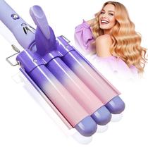 Curling Iron Aleath 3 Barrel Hair Crimper Ceramic de 1 polegada Curling Iron Aleath 3 Barrel Hair Crimper Ceramic de 1 polegada