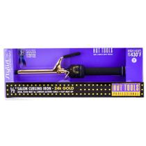 Curling Iron Hot Tools Salon, ouro 24k, 1/2 polegada, modelo 1103