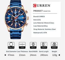 CURREN 8351 relogio masculino technos