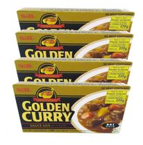 Curry Golden S&b Karakuchi Forte 220g (Kit com 4)