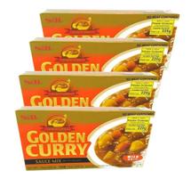 Curry Golgen S&B Amakuchi Suave 220g(Kit com 4)