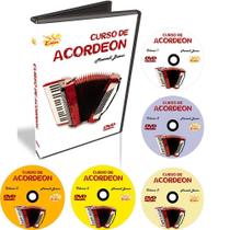 Curso Completo Acordeon Iniciantes-Nível Zero- 5 Dvds-edon