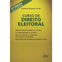 Curso de direito eleitoral 11ed - DEL REY LIVRARIA E EDITORA