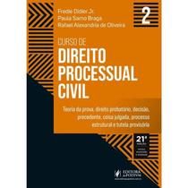 Curso De Direito Processual Civil - V.2 - Teoria Da Prova, Direito Probator Curso De Direito Processual Civil - V.2 - Teoria Da Prova, Direito Probator
