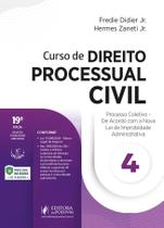 Curso De Direito Processual Civil Vol 4 Processo Coletivo 19 Edição 2025 Juspodivm