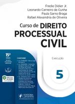 Curso De Direito Processual Civil Vol 5 Execução 15 Edicao 2025 Juspodivm