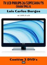 Curso em DVD aula físico,TV LCD Philips 26/32 PFL3404Ch.2.1L. 3 Vol.