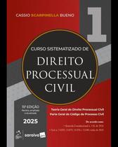 Curso Sistematizado De Direito Processual Civil - Vol.1 - 15ª Edição 2025