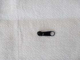 Cursor metal para ziper em metro n3 cor preto