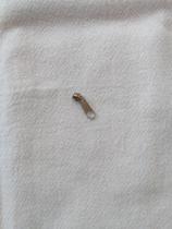 Cursor ziper fino metal n3 prata pct 25 unidade